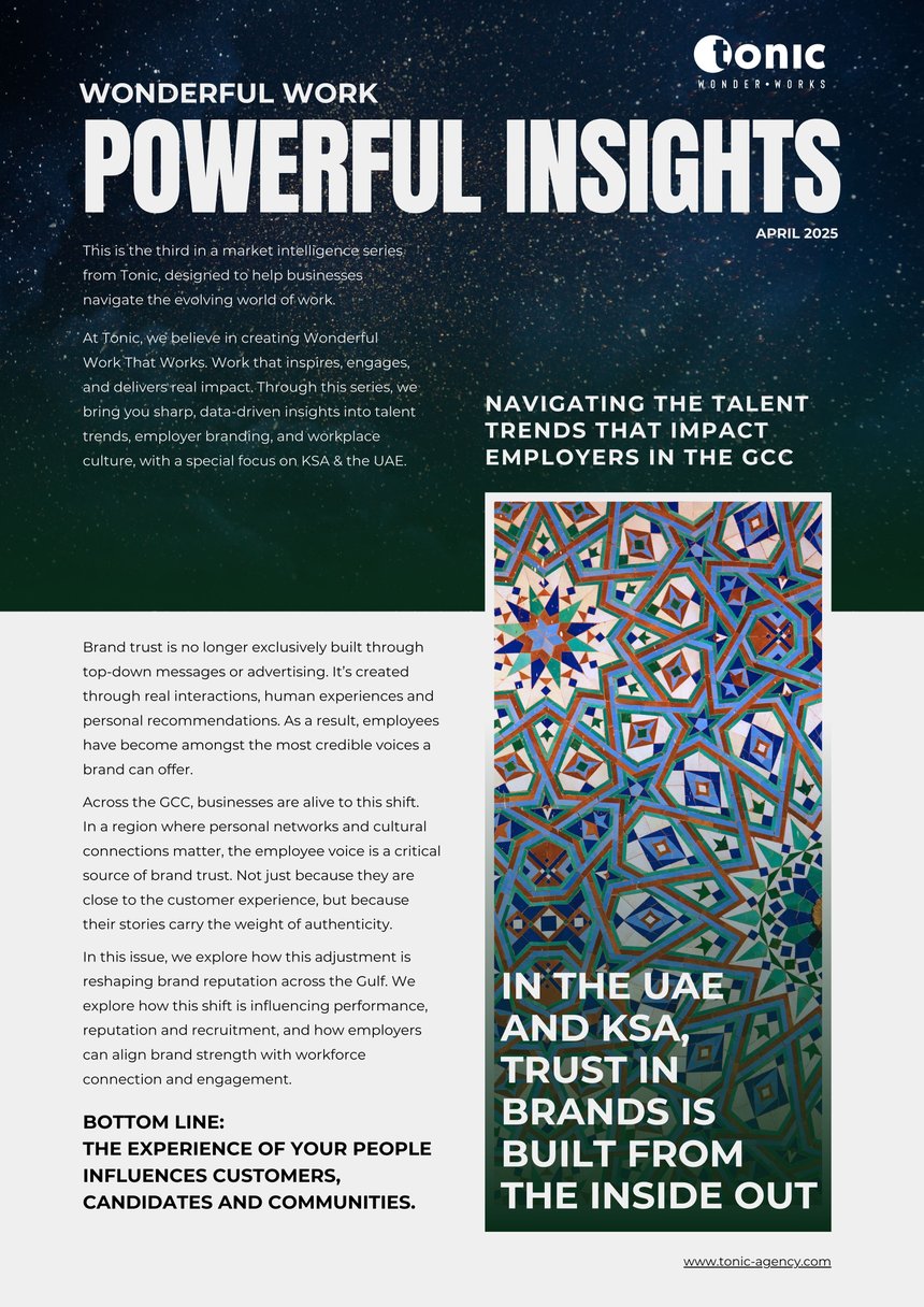 Wonderful Work. Powerful Insights Iss3